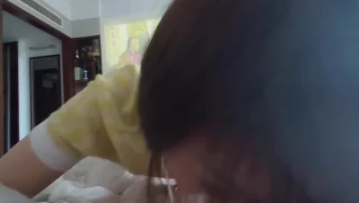 浙b夫妻找小奶狗舔逼3p